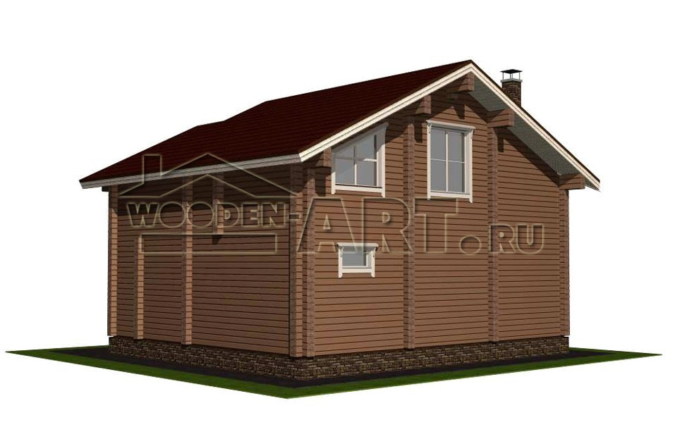 «Сахалин» 178 кв. м. Проекты деревянных домов