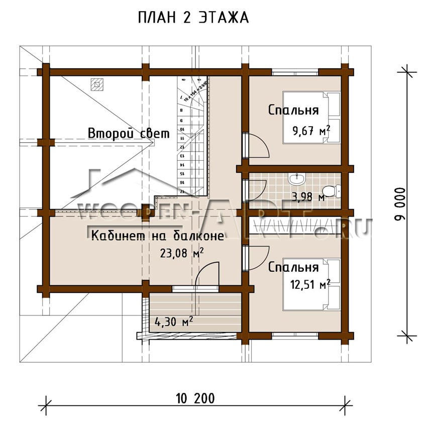 «Сахалин» 178 кв. м. Проекты деревянных домов