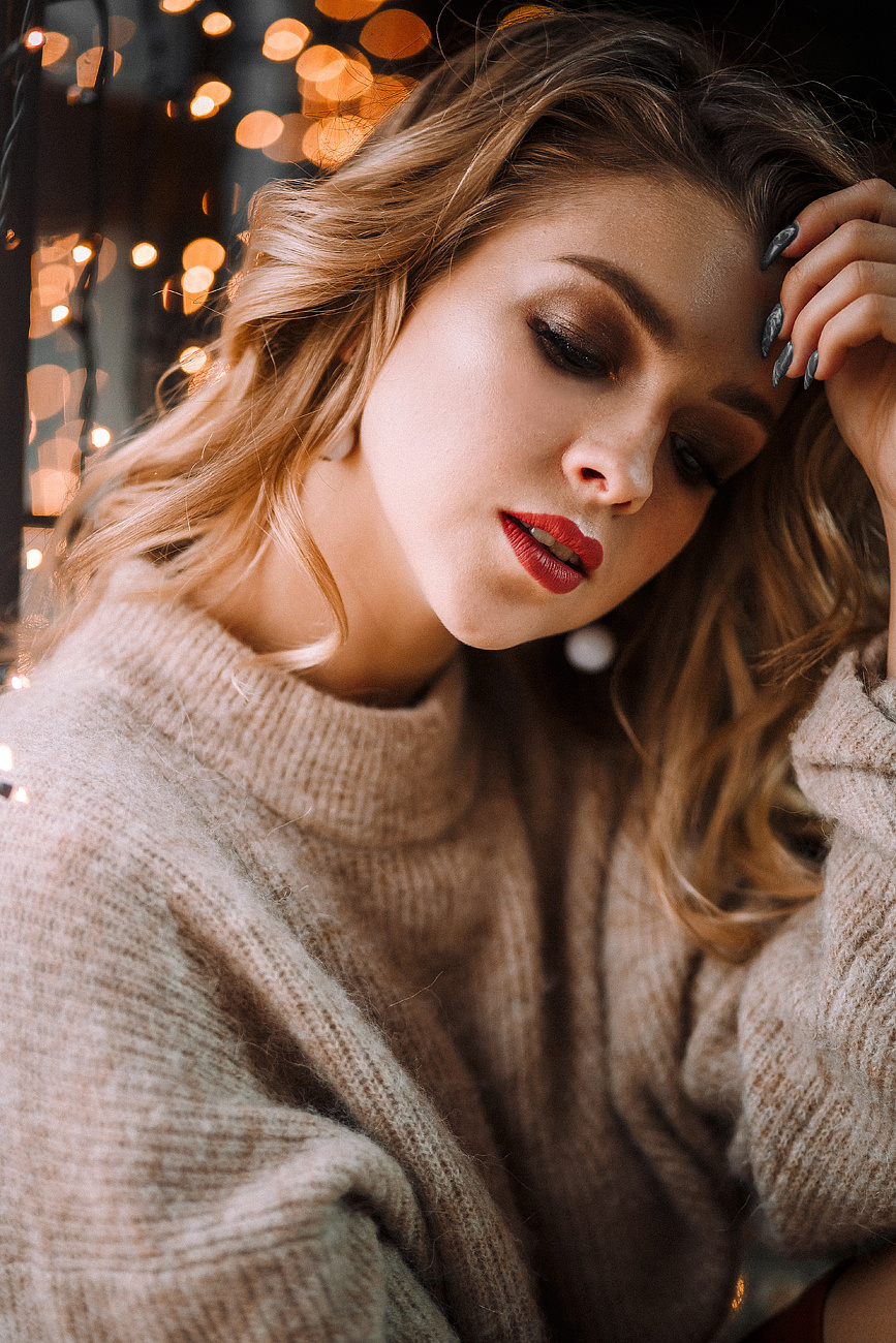 Индивидуальная новогодняя. Ангелина. Свадебный и семейный фотограф Москва Екатерина Верижникова