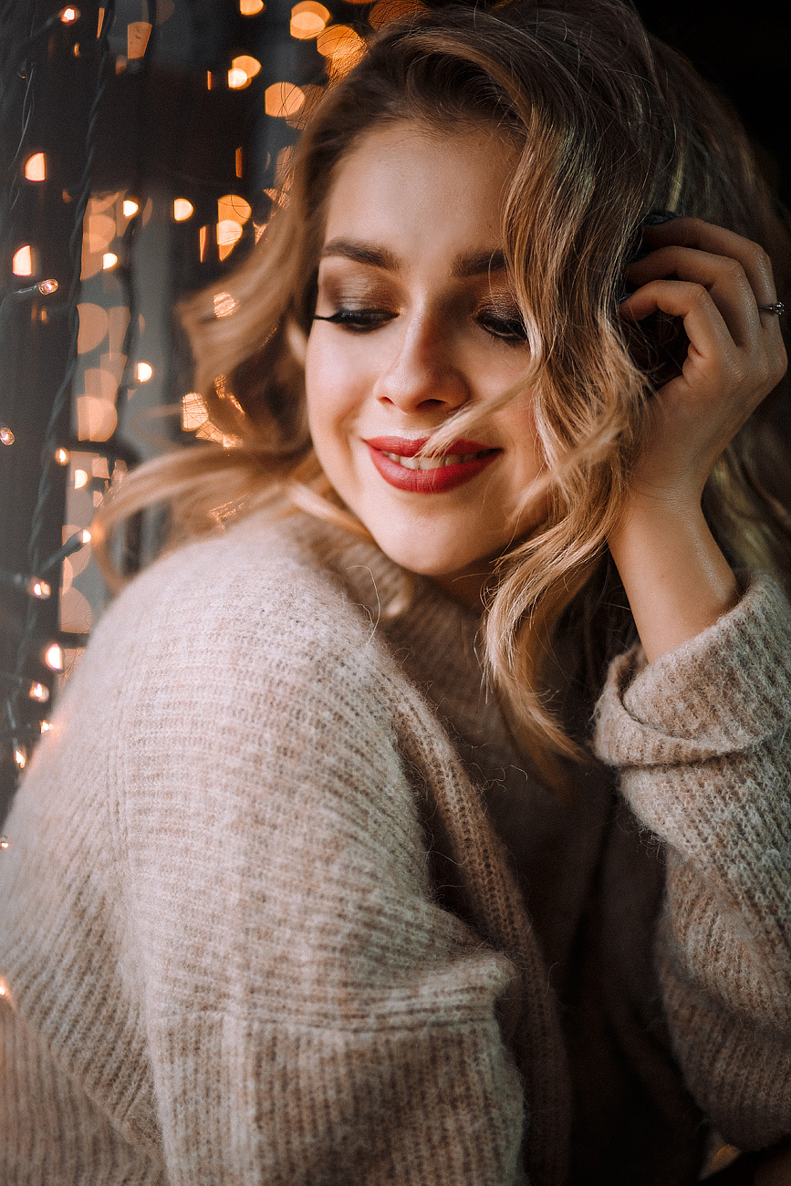 Индивидуальная новогодняя. Ангелина. Свадебный и семейный фотограф Москва Екатерина Верижникова