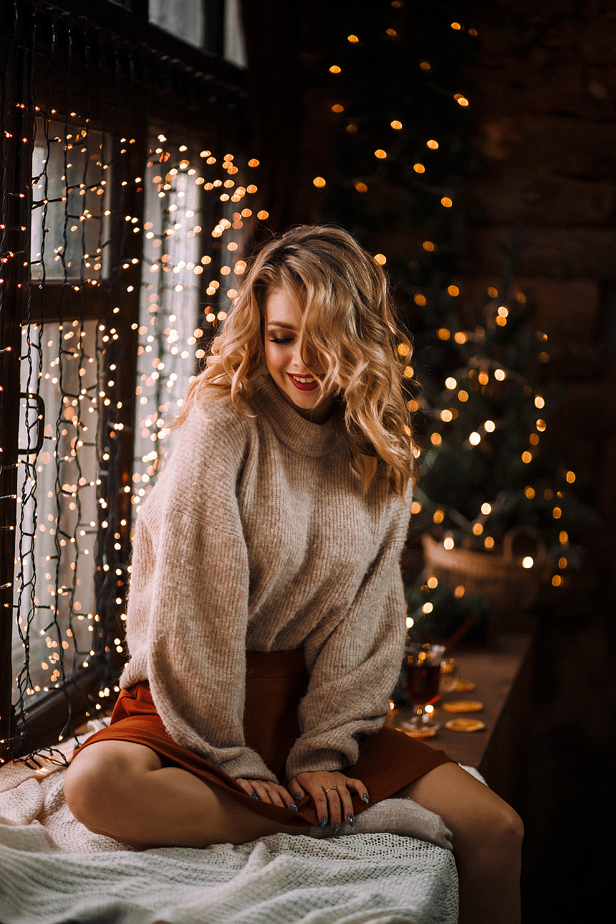 Индивидуальная новогодняя. Ангелина. Свадебный и семейный фотограф Москва Екатерина Верижникова