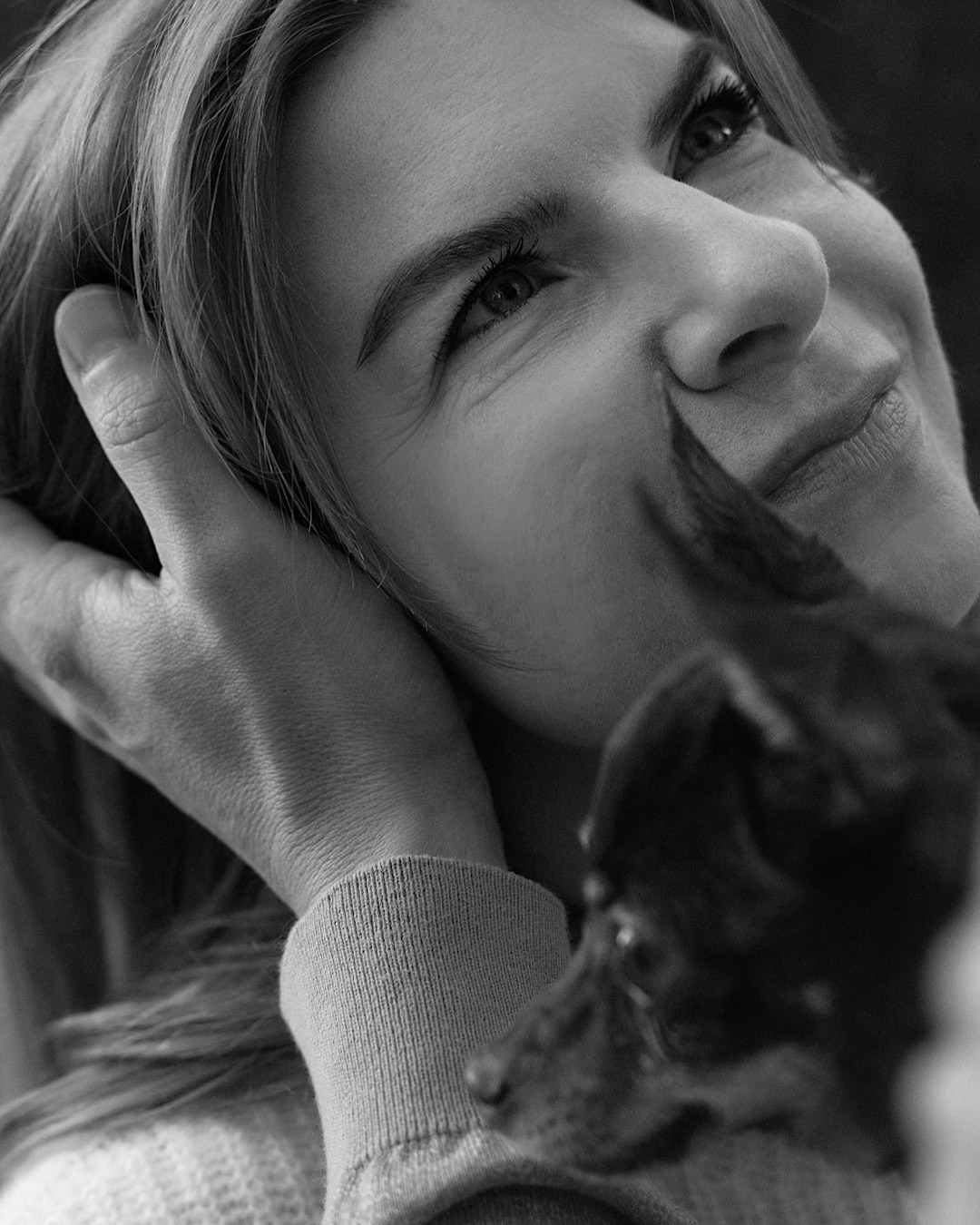 Марина и Мышка. Фотограф анималист в Москве и Санкт-Петербурге Свиридова Анна