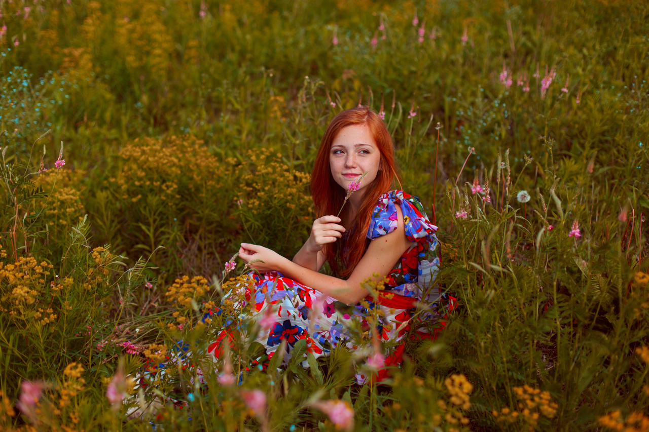 Фотосессии на природе. Портретный фотограф в Кемерово Алеся Цайтлер