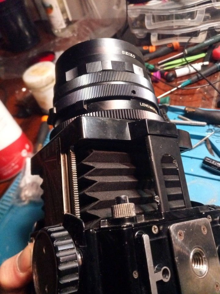 MAMIYA RB замена меха. Ремонт Mamiya в Москве, Санкт петербурге