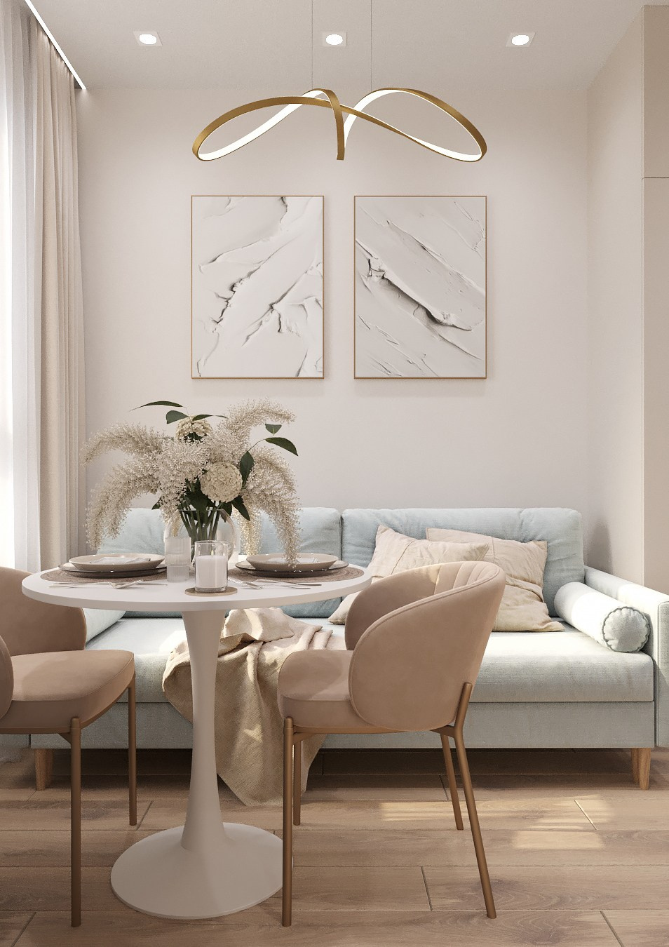 ЖК СитиТауэрс 27 кв. м. Дизайнер интерьера Ирина Бовыкина