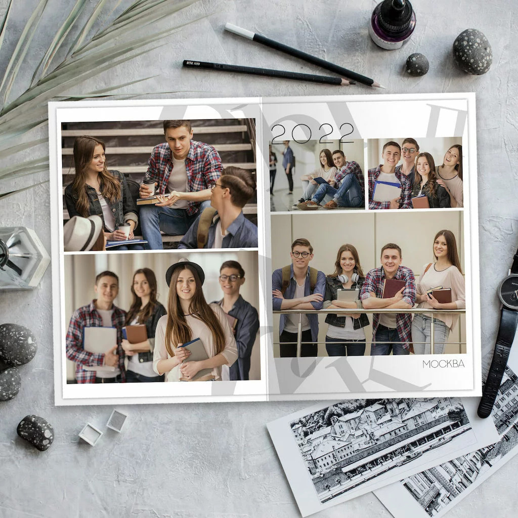 Дизайн «Белый». Выпускной альбом |Тихорецк |Краснодарский край|