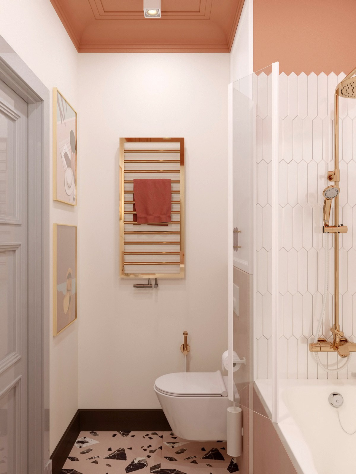 Квартира для девушки в ЖК Счастье. Москва. Дизайнер интерьера Троилова Арина