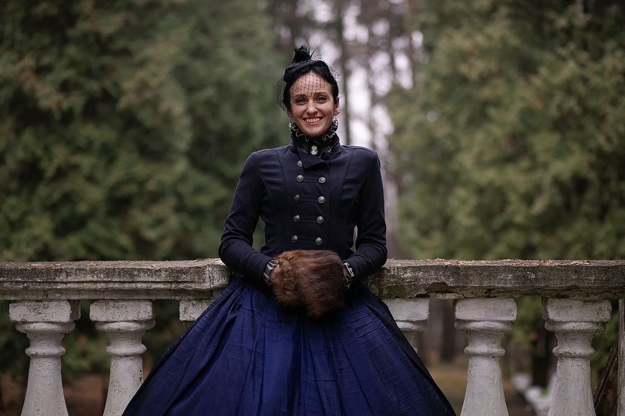 Мария. Прогулка. Художественная винтажная фотография