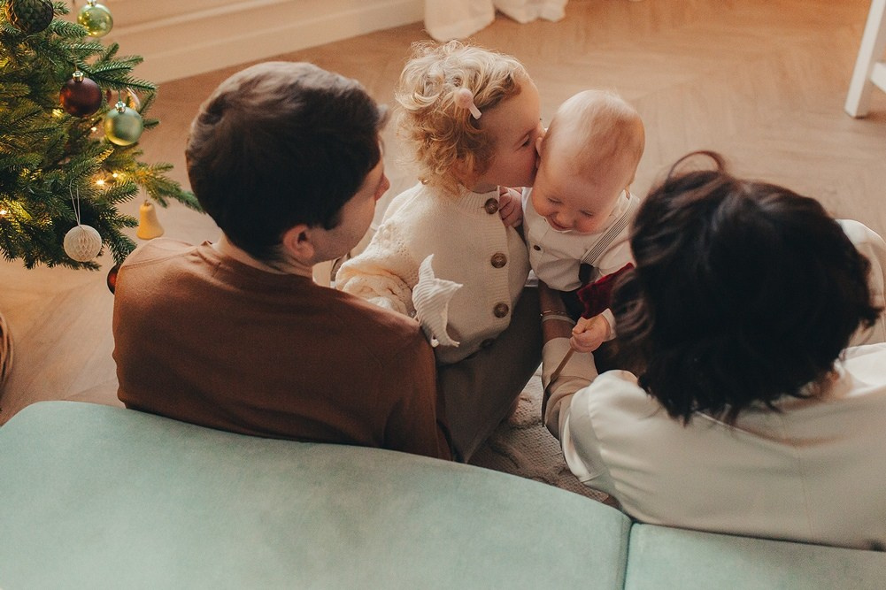 Новогодняя съёмка всей семьёй. Фотограф Евгения Мальцева, Архангельск