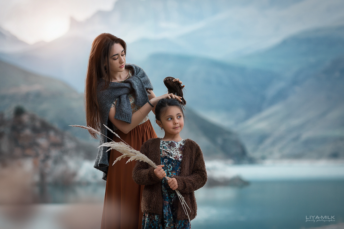 Былымское озеро.Сестры. Фотограф Лия Милк | Москва, Подмосковье