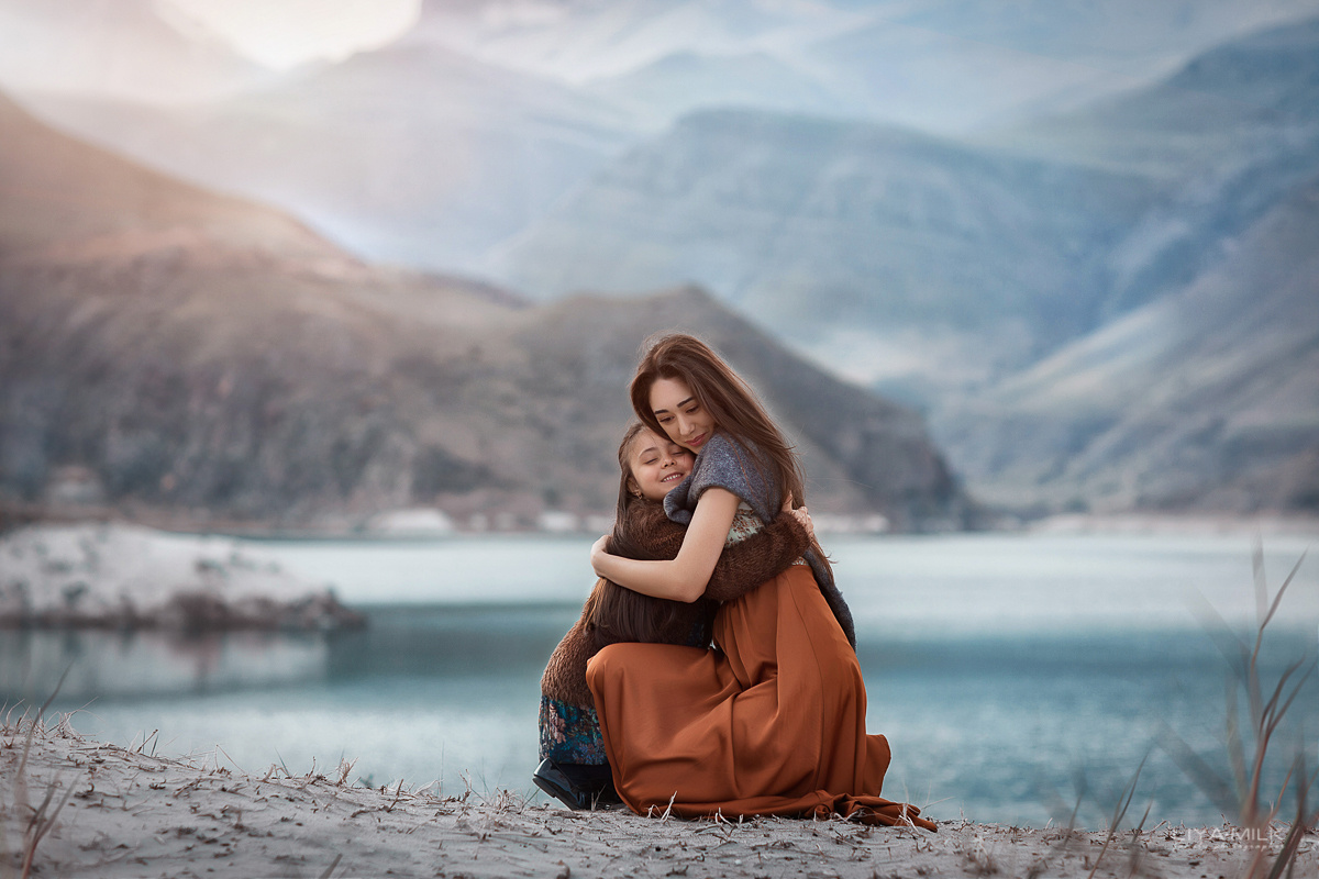 Былымское озеро.Сестры. Фотограф Лия Милк | Москва, Подмосковье