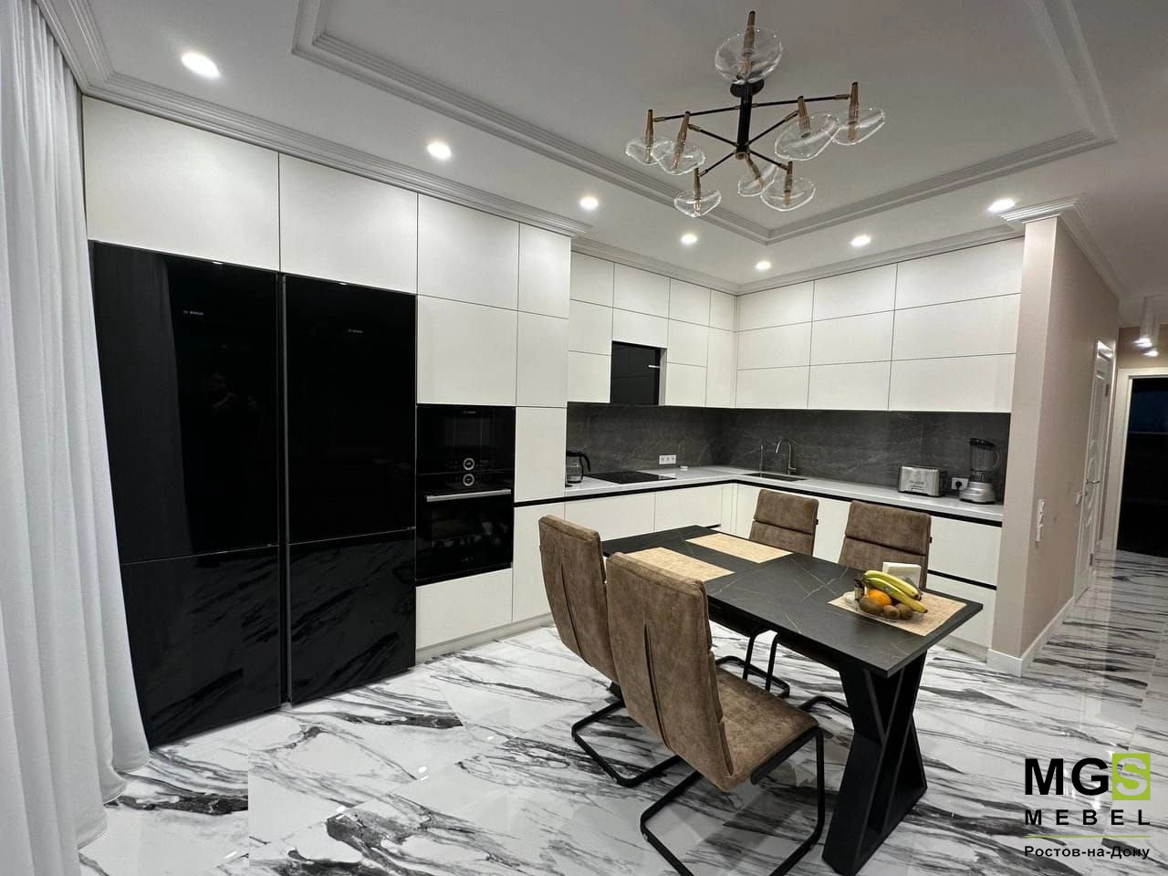 Интерьер современной кухни с мебелью МГС мебель