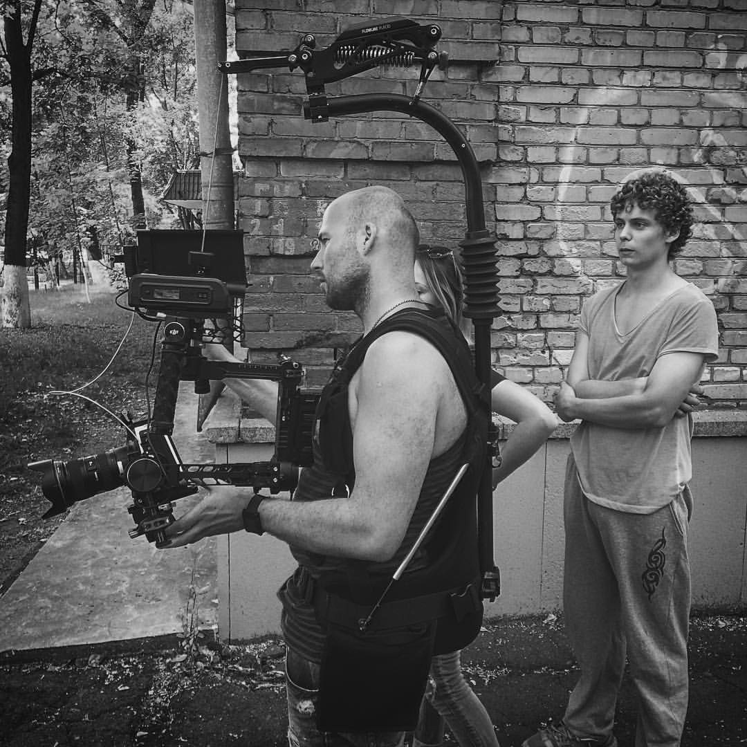 Backstage. Filmmaker Vadim Averin