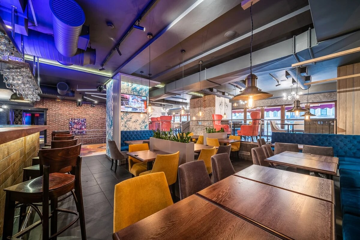 Ресторан-бар «Дали» г. Санкт-Петербург. Батракова Наталья дизайнер интерьеров Санкт-Петербург Москва Архангель