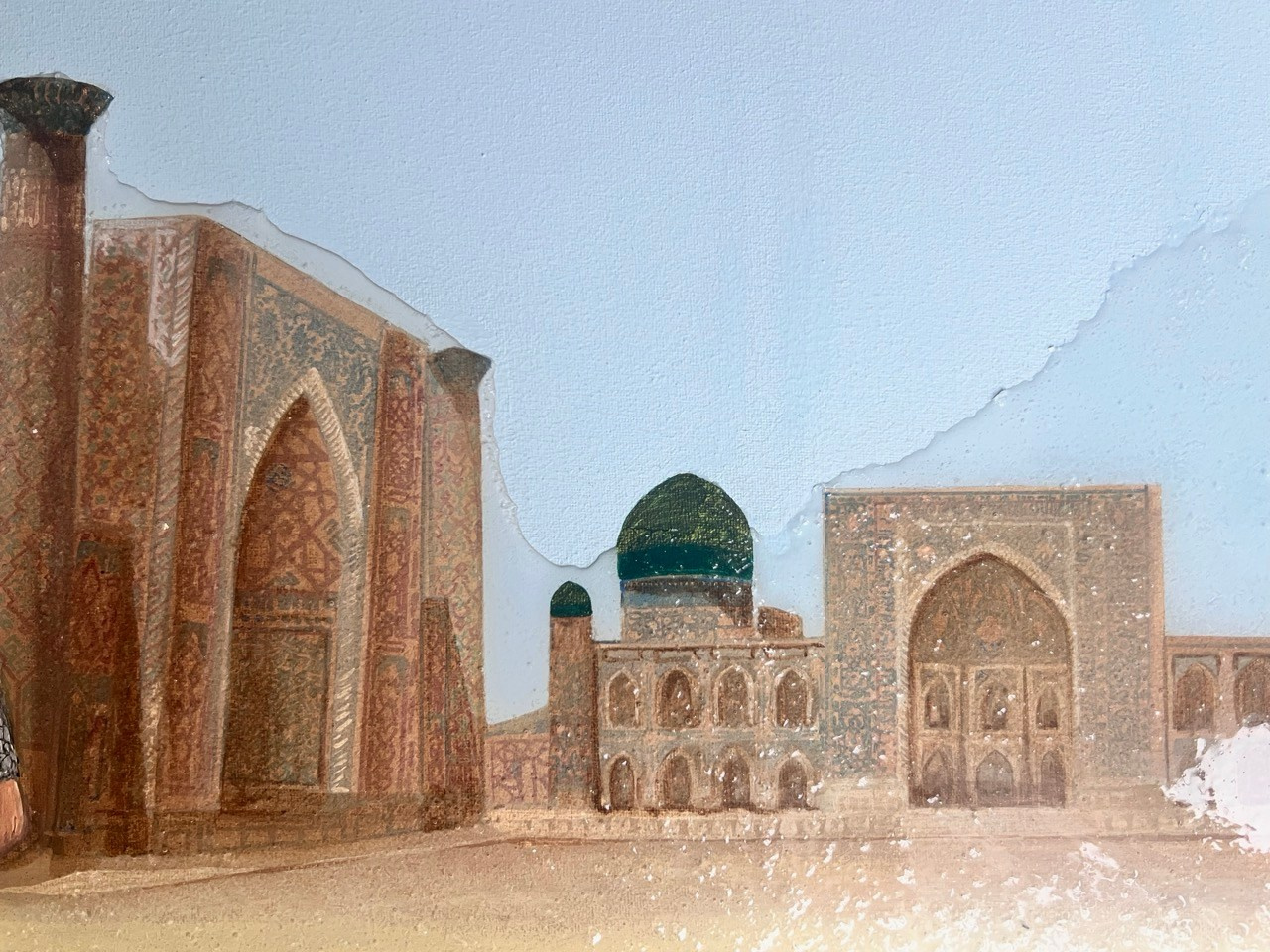 Серия «Волшебница Изумрудного Востока». Картины пейзаж