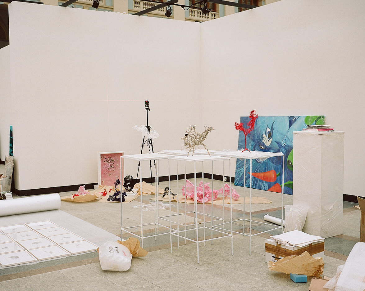 Commission for COSMOSCOW Art Fair. Anastasia Tsayder