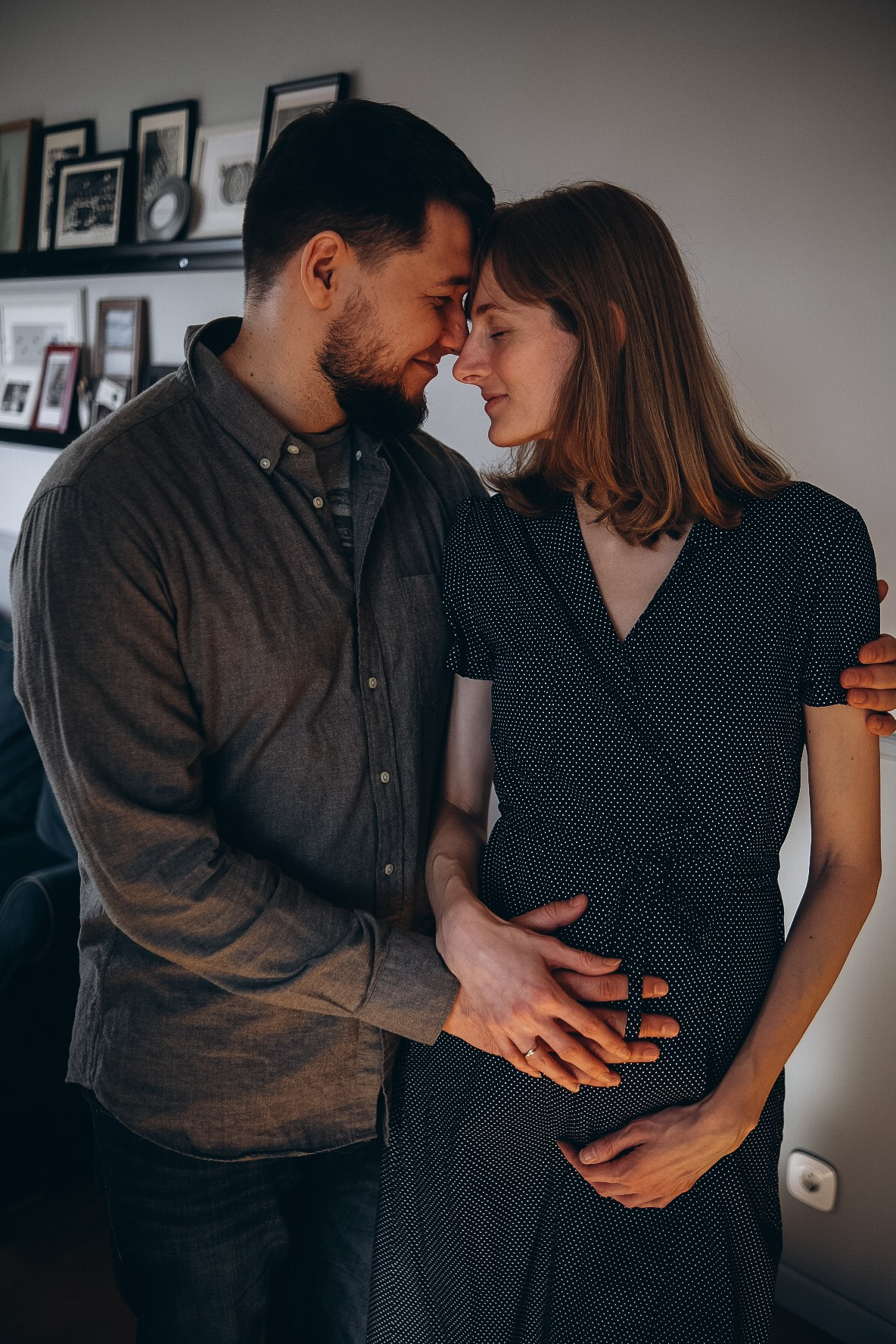 Анна и Арсений. Семейный детский ньюборн фотограф в Москве Марта Петрова