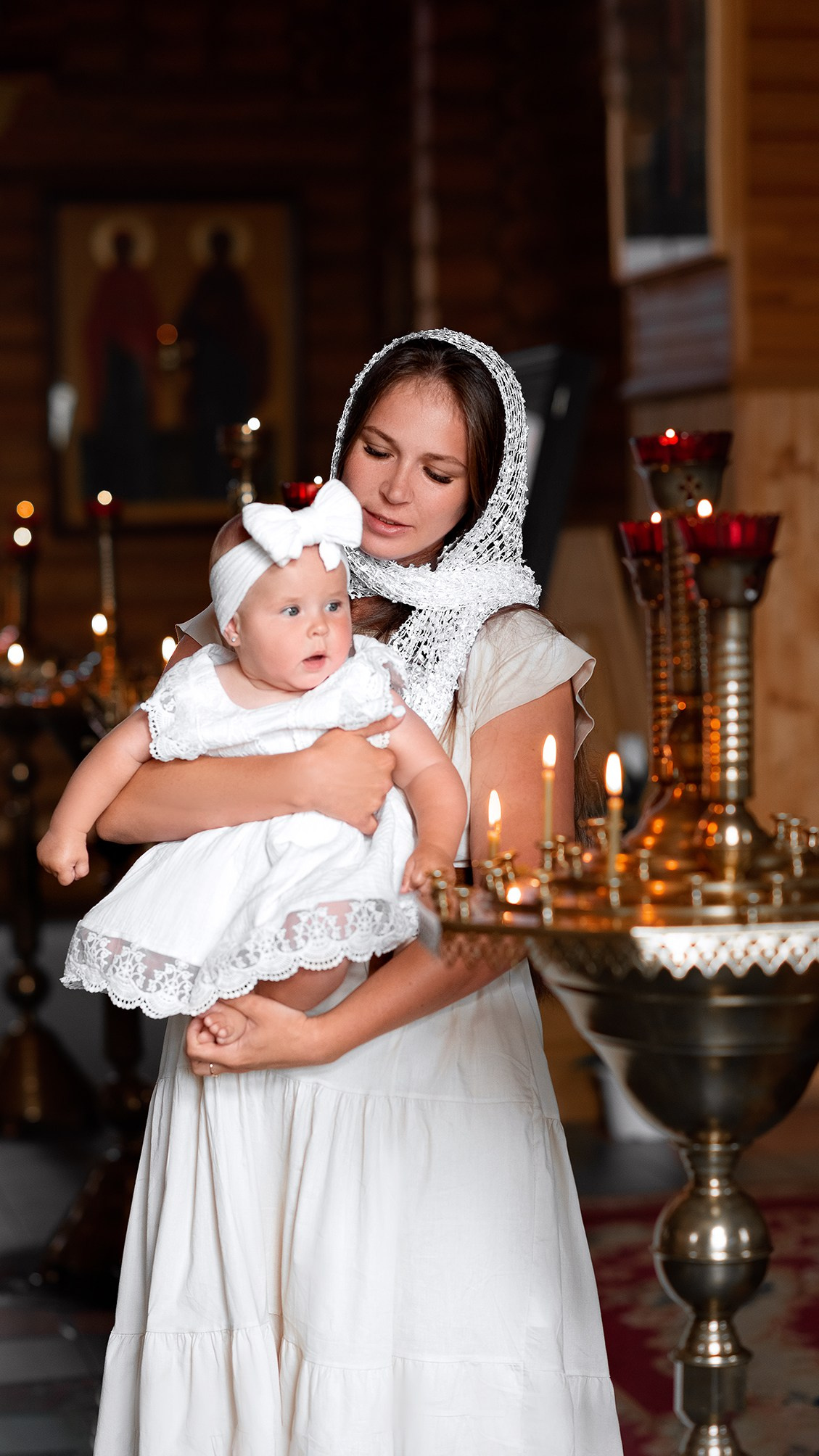 Крещение Софии в хр.Георгия Победоносца в Смиловичах. Семейный фотограф на выписку из роддома и крещение Минск Настя Гришук