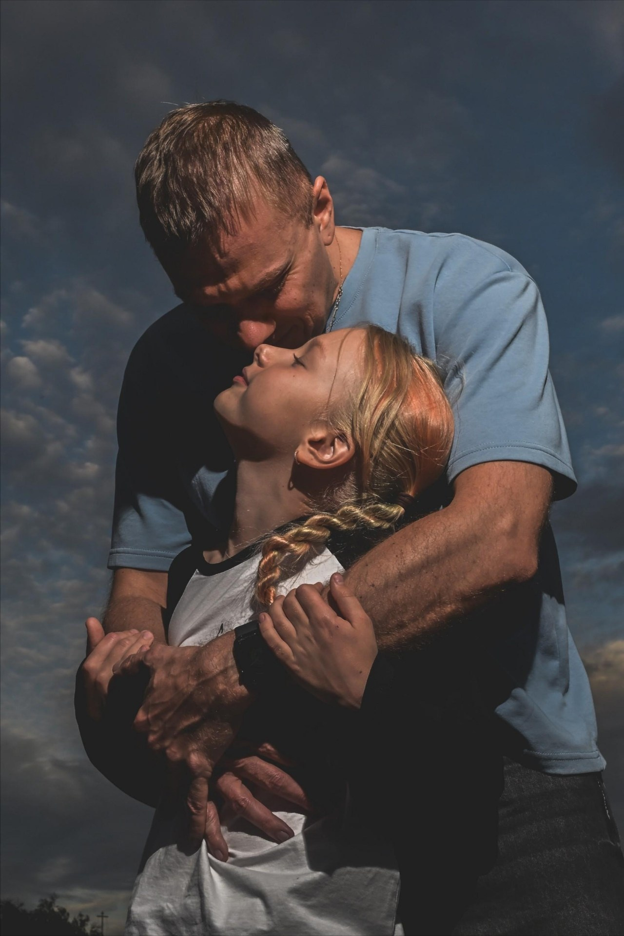 Семейная фотосессия. Папа и дочка