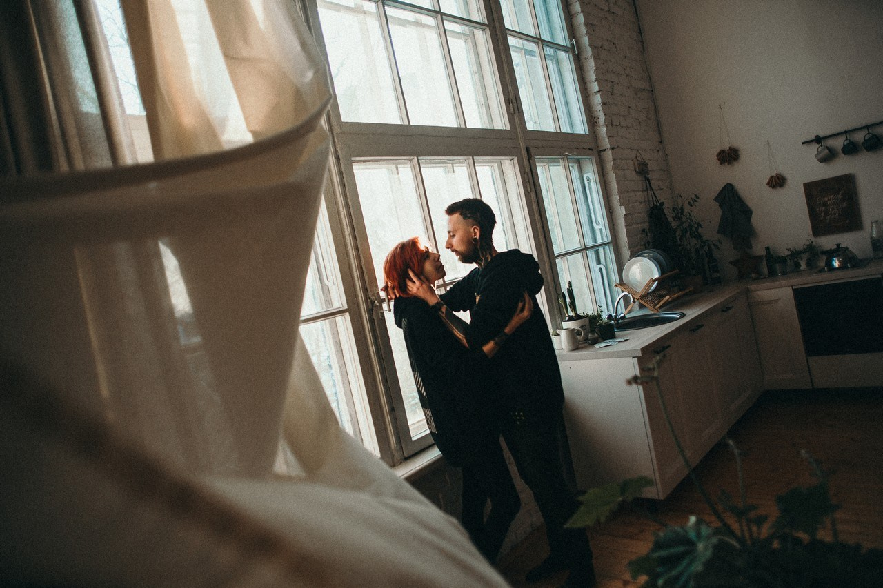 Маша и Женя в студии. Фотограф Краснодар/преподаватель фотографии