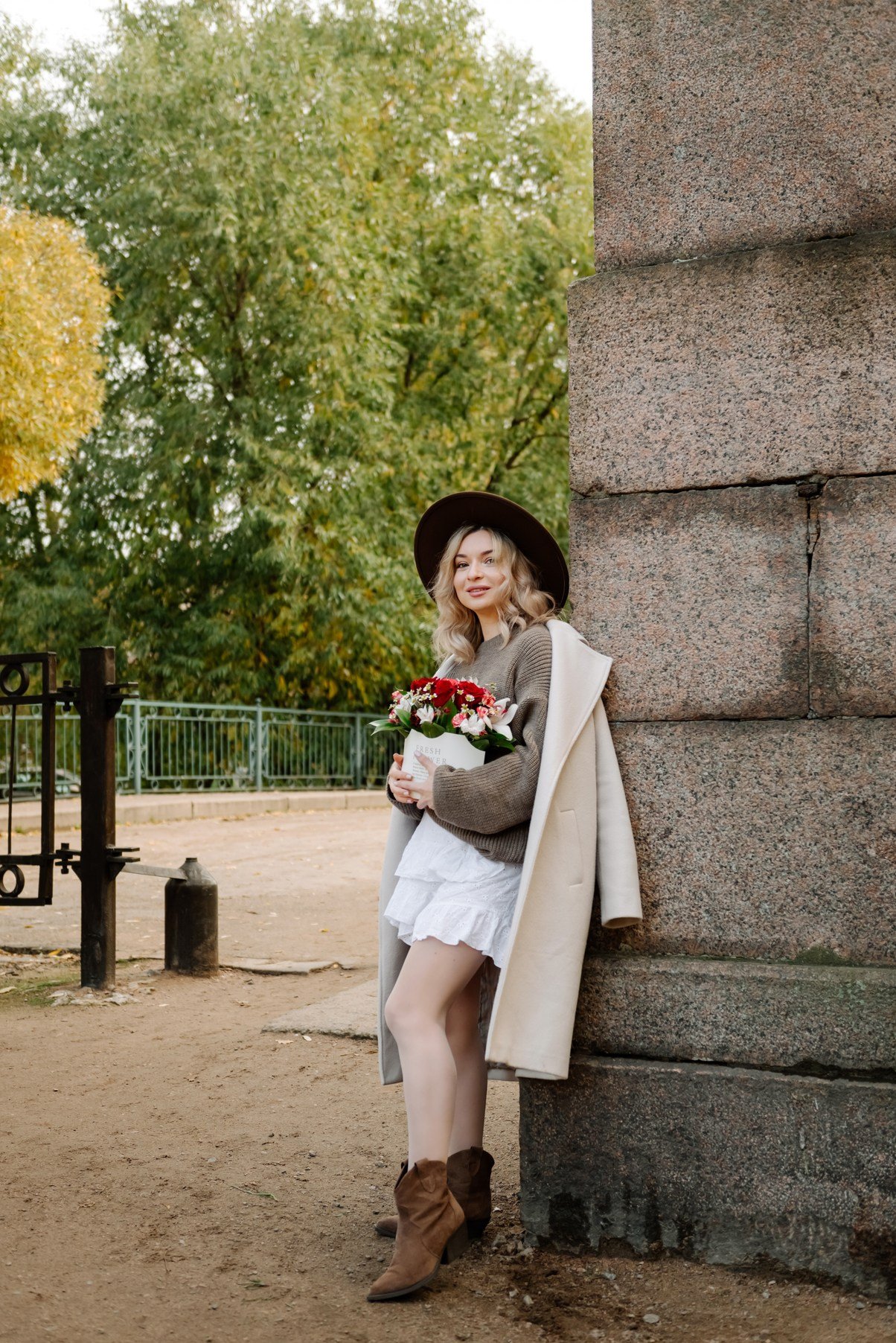 Осенняя фотосессия в Питере парк Екатерингоф. Свадебный и сеейный фотограф в Санкт-Петербурге Елена Худякова