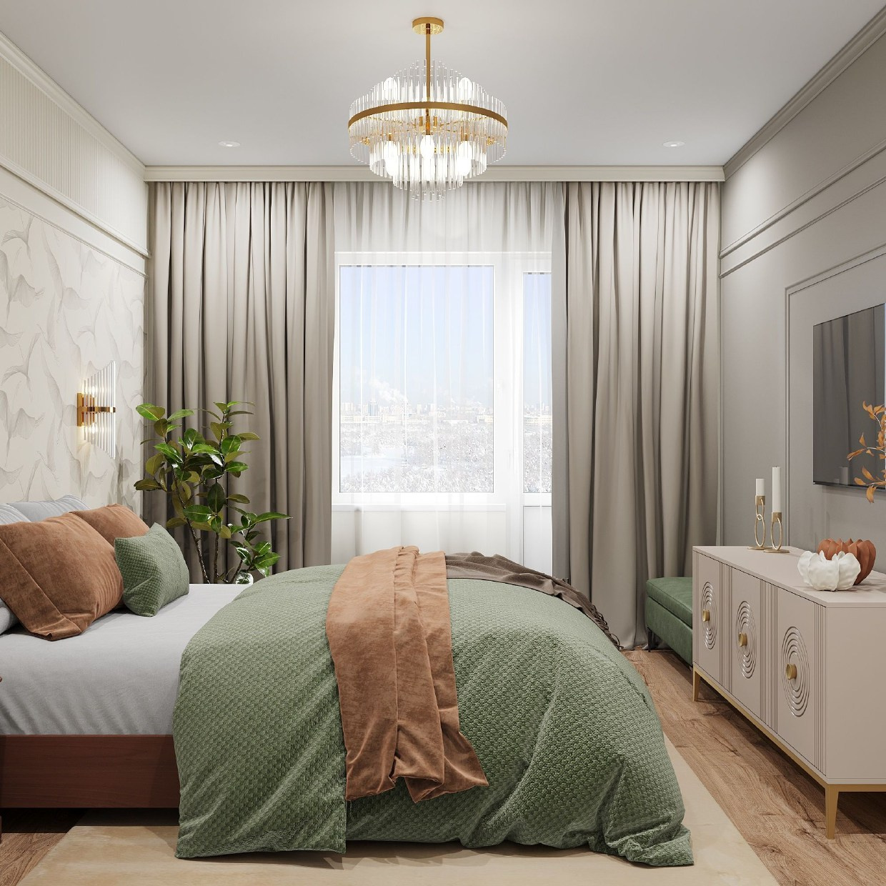 Квартира на пр. Тореза 44, к2. Дизайнер интерьера в Санкт-Петербурге Ольга Рытаровская