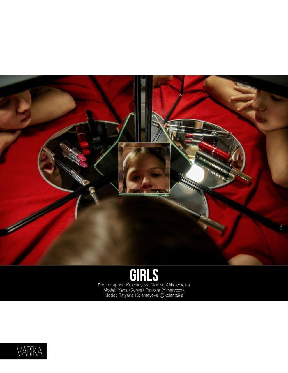 журнал, фотосессия, фотограф, фотография, Хабаровск, фотограф Хабаровск, женский фотограф, женская фотосессия, фотосессия для девушки, сестры, фотосессия для сестер, семейная фотосессия, съемка, публикация, fashion, портрет, портретная фотосессия, фотосессия для девочки. кубизм, зеркало 