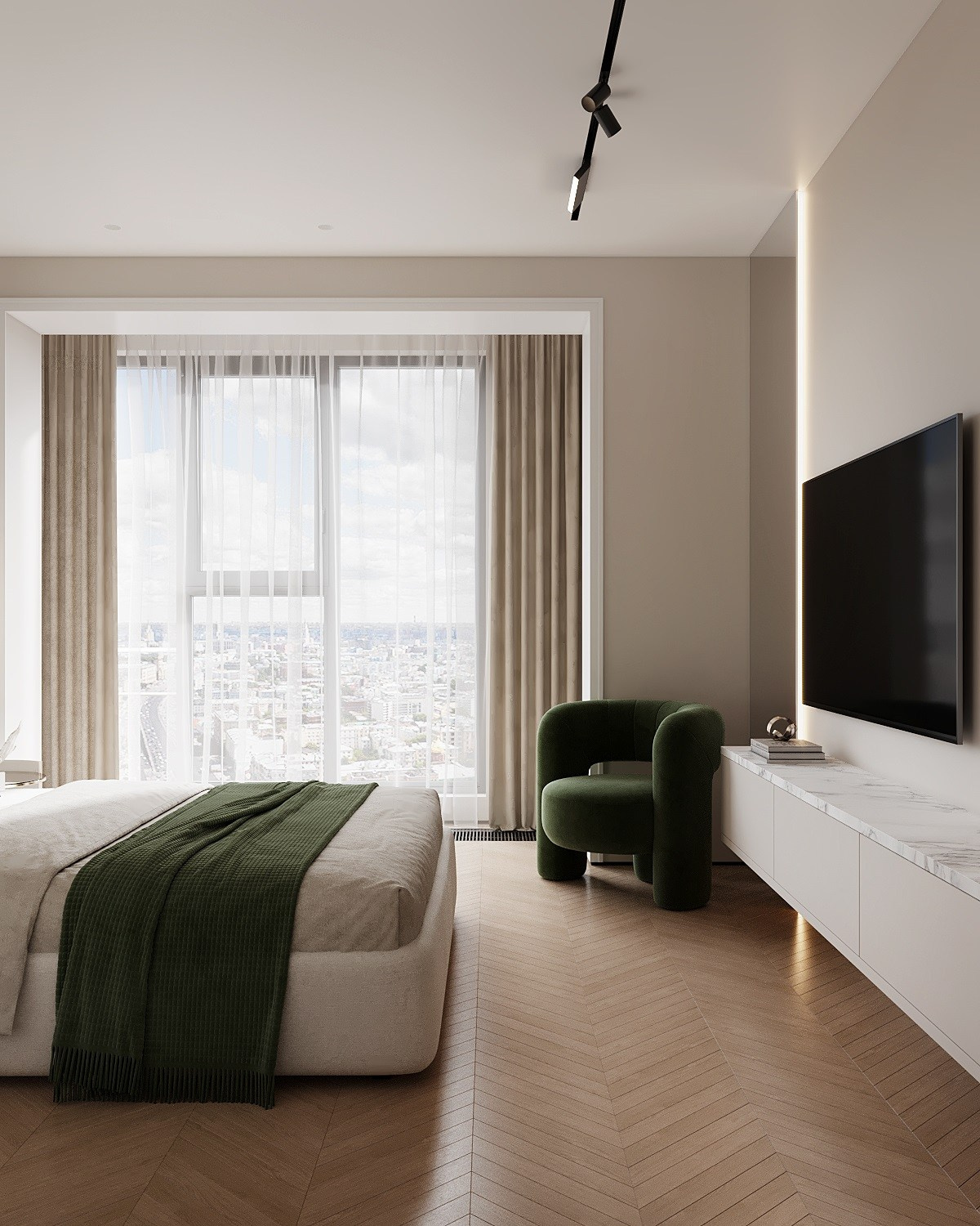 ЖК Скай хаус 4. Дизайн интерьера в Москве