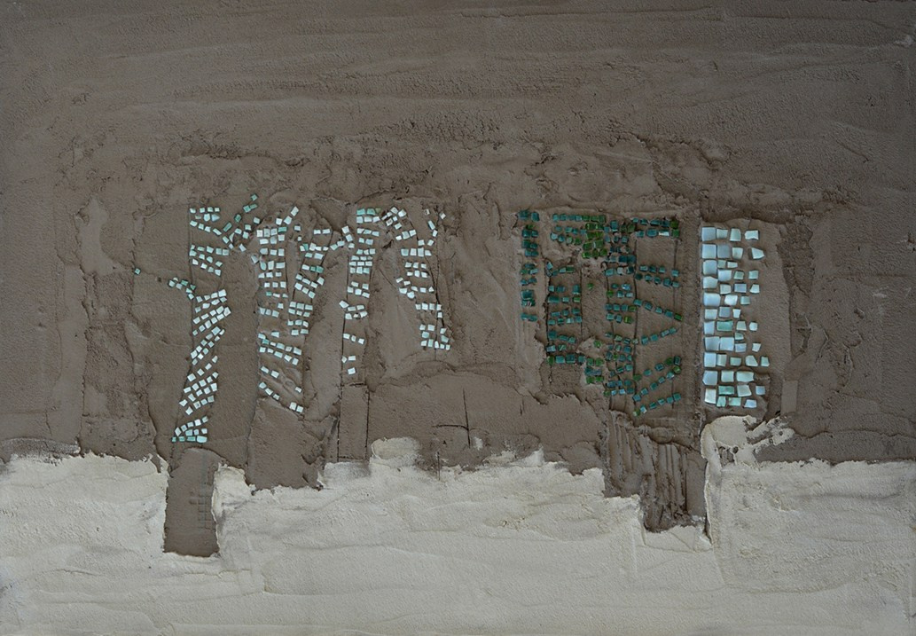 Алексей Жучков 55.745307,37.600992, мозаика, 40х62, 2016