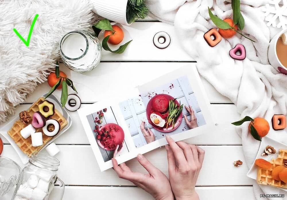 Как снять красивый Flat lay