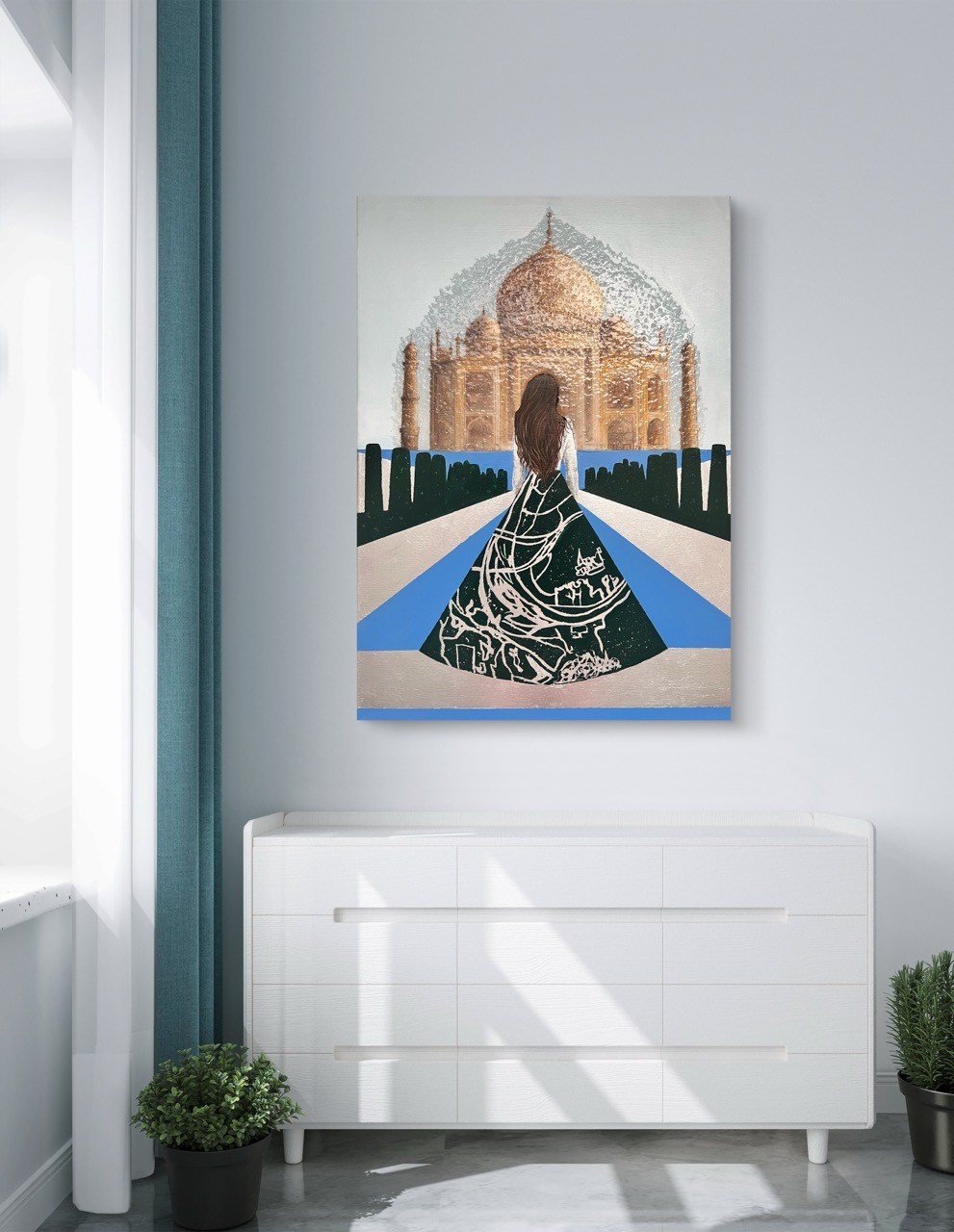 Серия «Волшебница Изумрудного Востока». Картины пейзаж