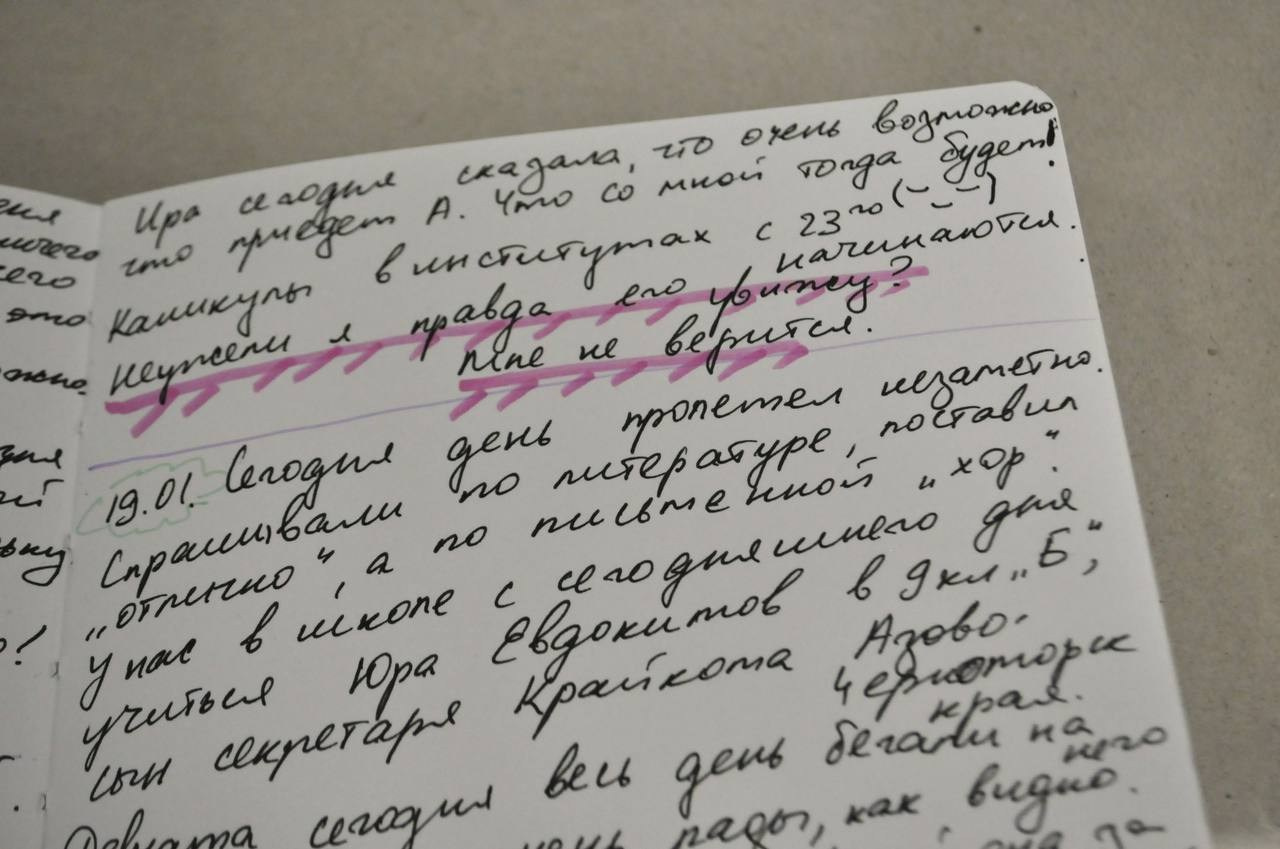 Anna’s Diary / Дневник А. Художник Катерина Копейкина / Artist Katerina Kopeikina