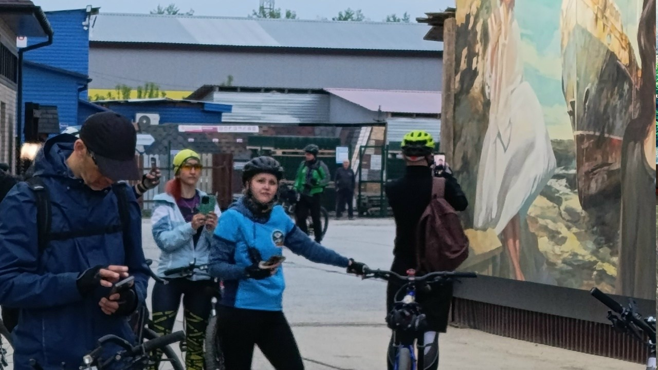 Вечерка в сквер Виктора Цоя (30 км). Новосибирское велосообщество #Навигаторовнаедет