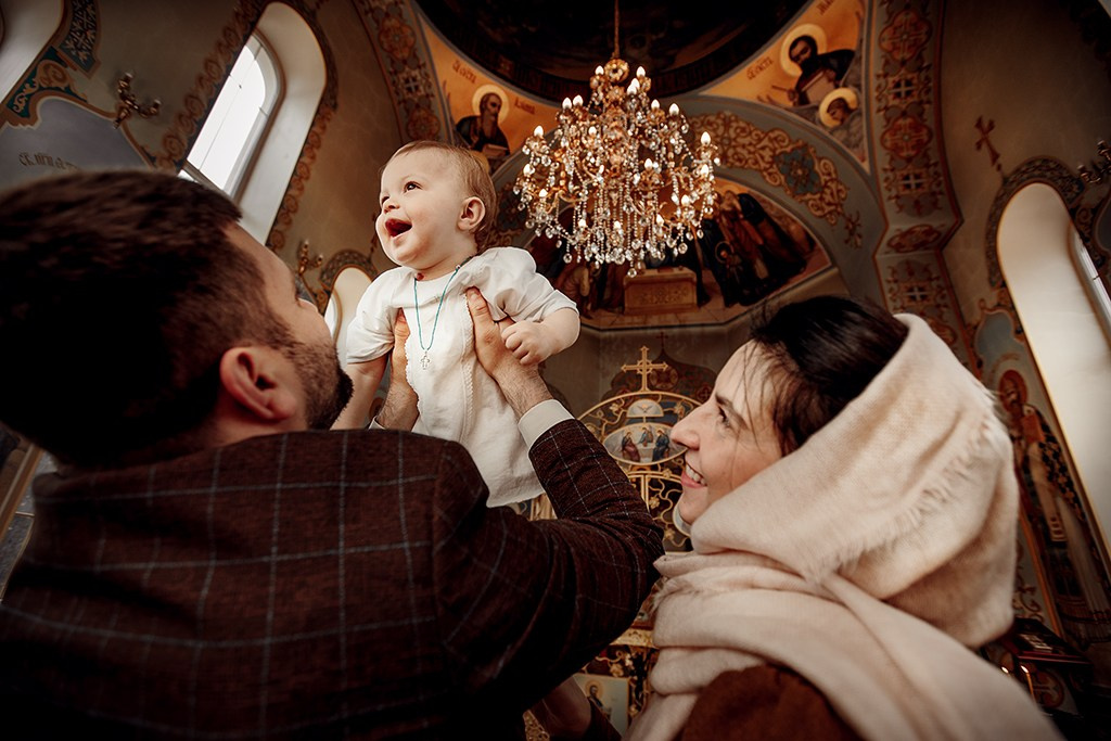 Крещение Федора. Детский семейный фотограф в Севастополе Крыму