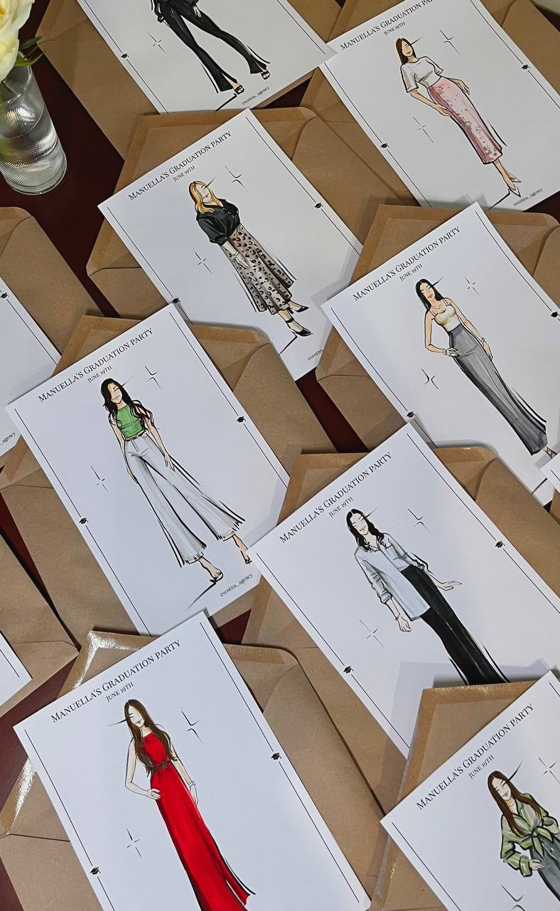 Рисуем классные фэшн-скетчи гостей