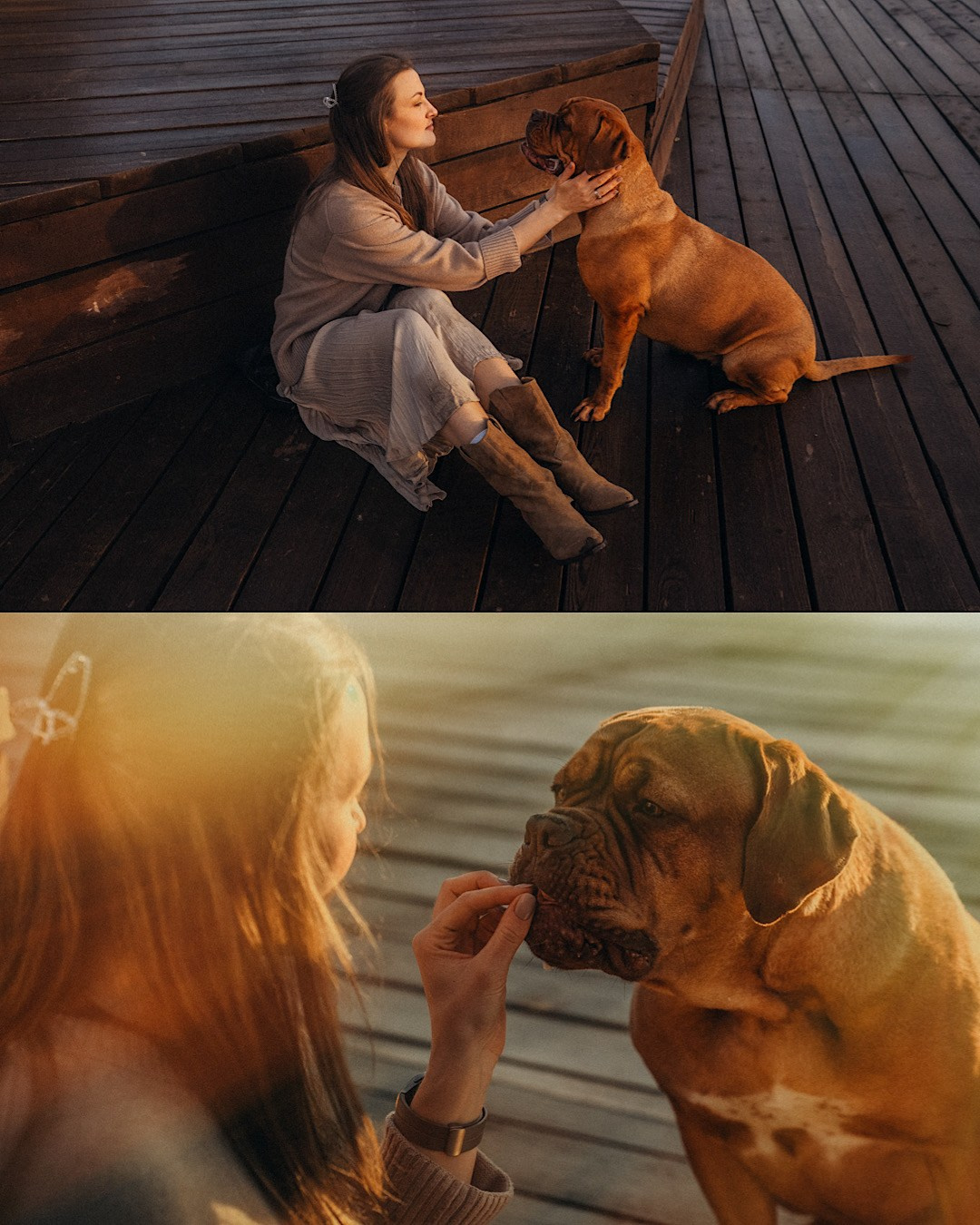 Оксана, Иван и Мандаринка. Фотограф анималист в Москве и Санкт-Петербурге Свиридова Анна