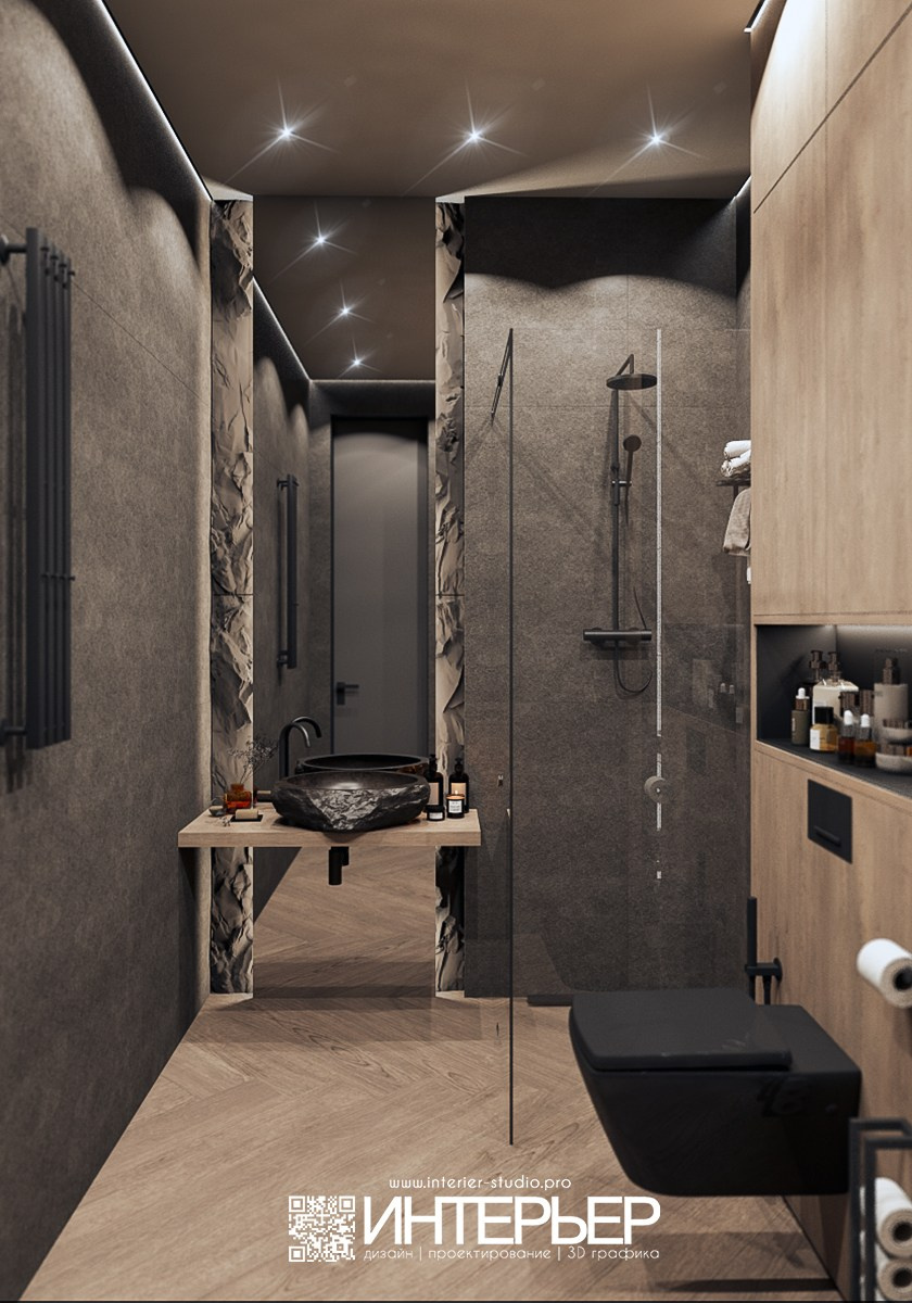 Дизайн-проект Дома Константина и Олеси. Дизайн интерьера, 3D визуализация и 3D моделирование. Создание проектов и чертежей. КМВ: Кисловодск, Пятигорск, Ессентуки и удаленно