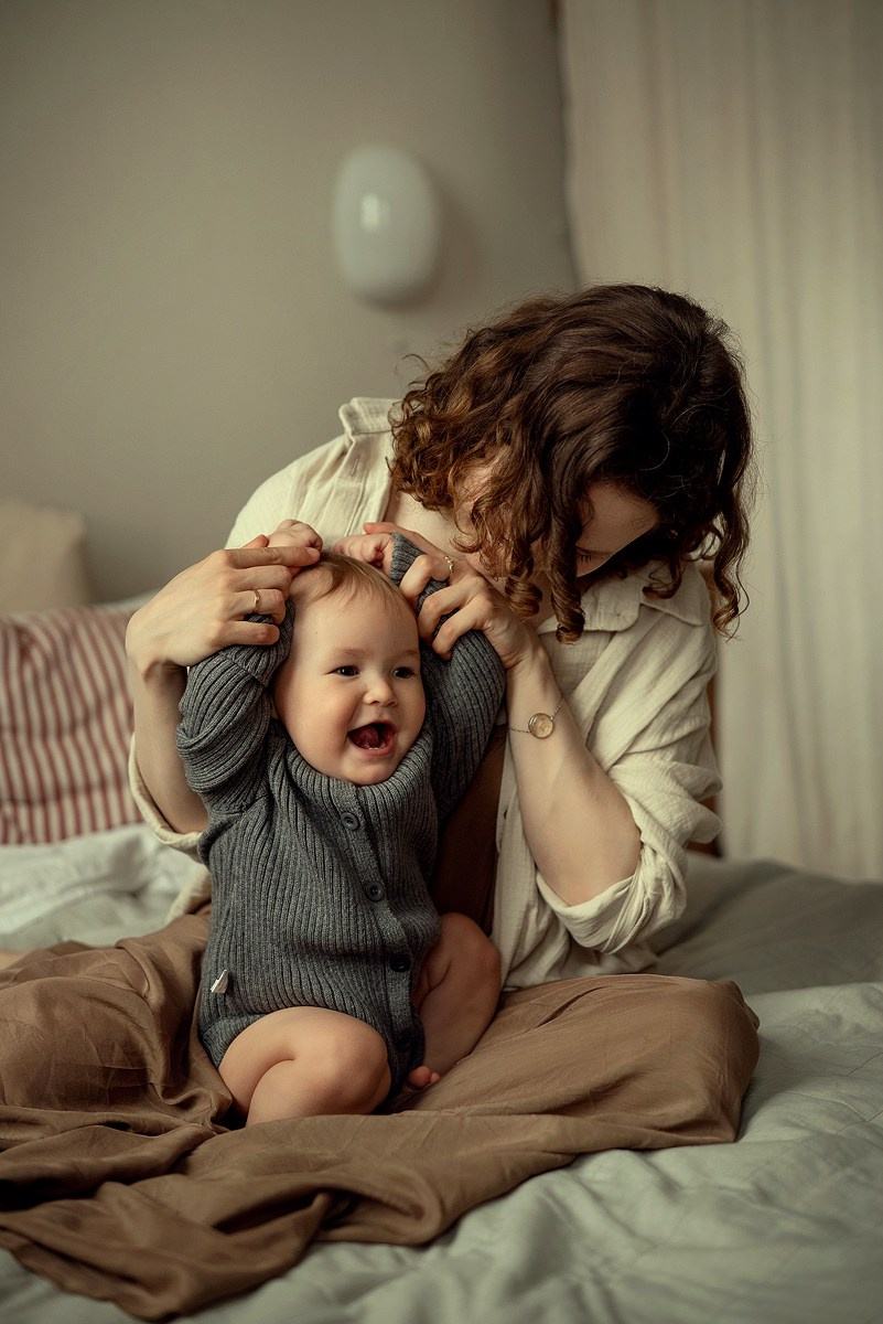 Домашняя съемка с малышом. Семейный фотограф Татьяна Надеждина | Москва, Московская область, Ярославль