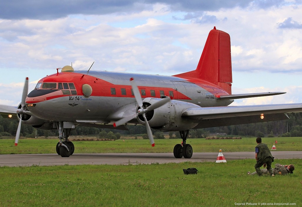 Ил-14, Ильюшин, самолёт, легенда поршневой авиации, самолёт 50-х годов. Авиационная техника для кино, рекламы и фотосессий