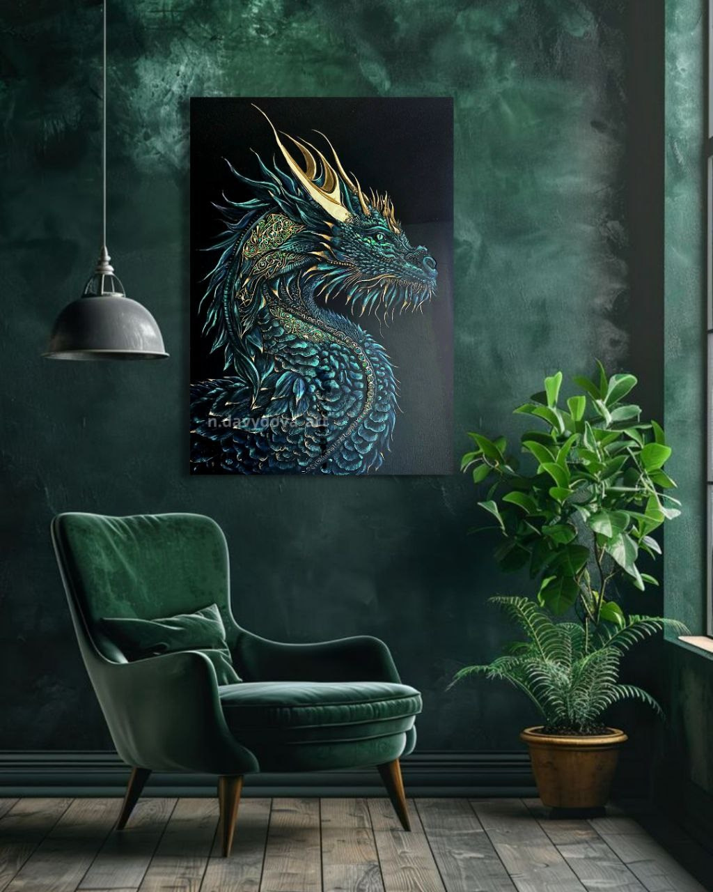 Черный дракон. Художник