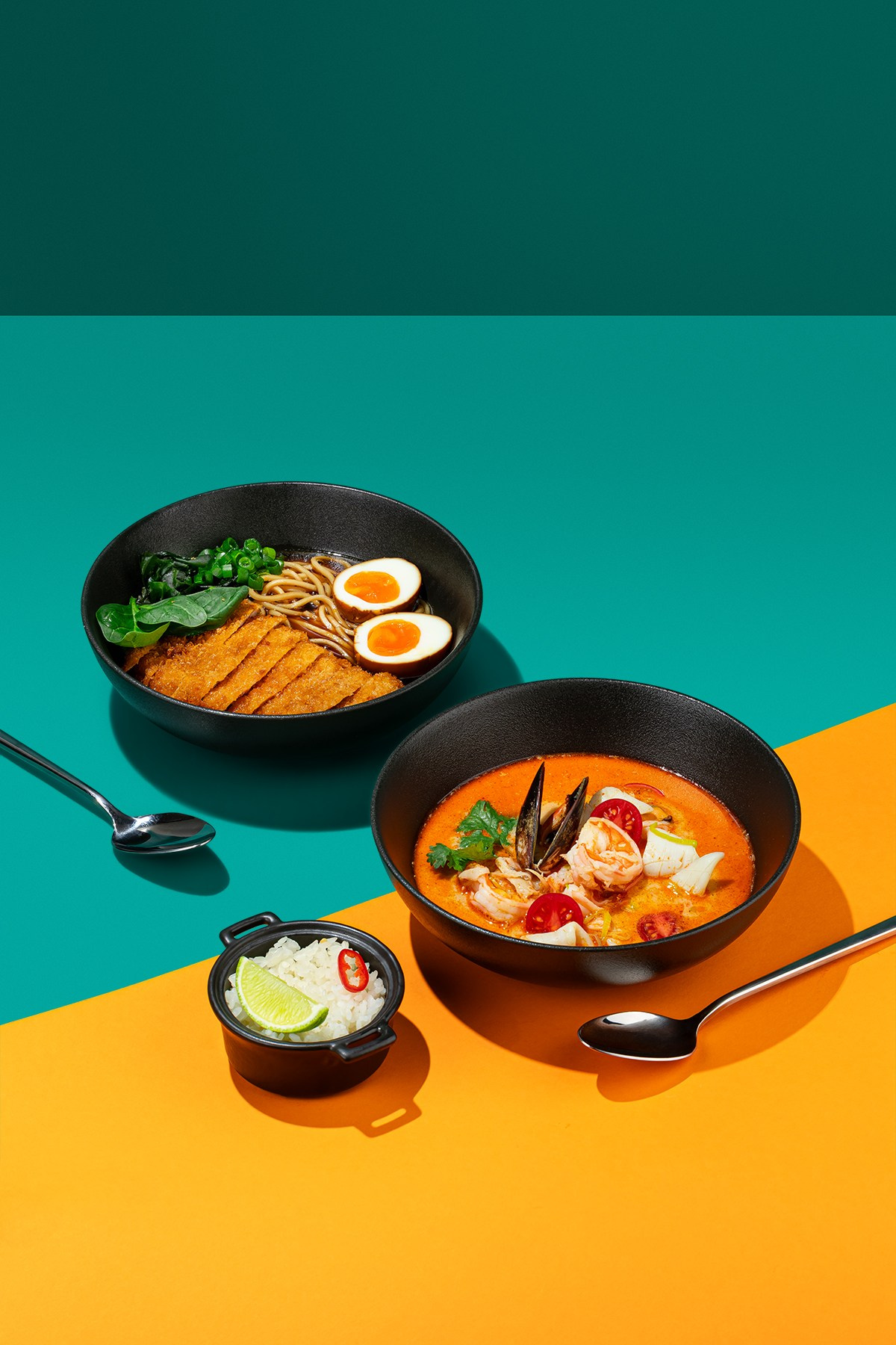 Фуд-фотограф Красногорск, фотосъёмка меню, съемка на доставку, контент для соцсетей, рекламная съемка тайский суп, том ям и фо бо, фудфотограф Москва и СЗАО