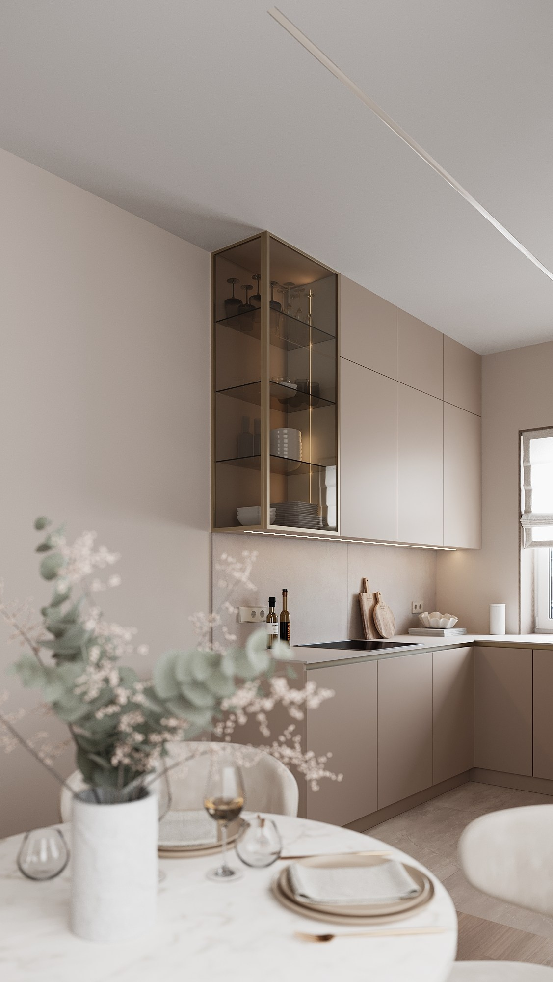 Визуализация интерьера дома в деревне Подосье. 3d визуализатор marybond3d