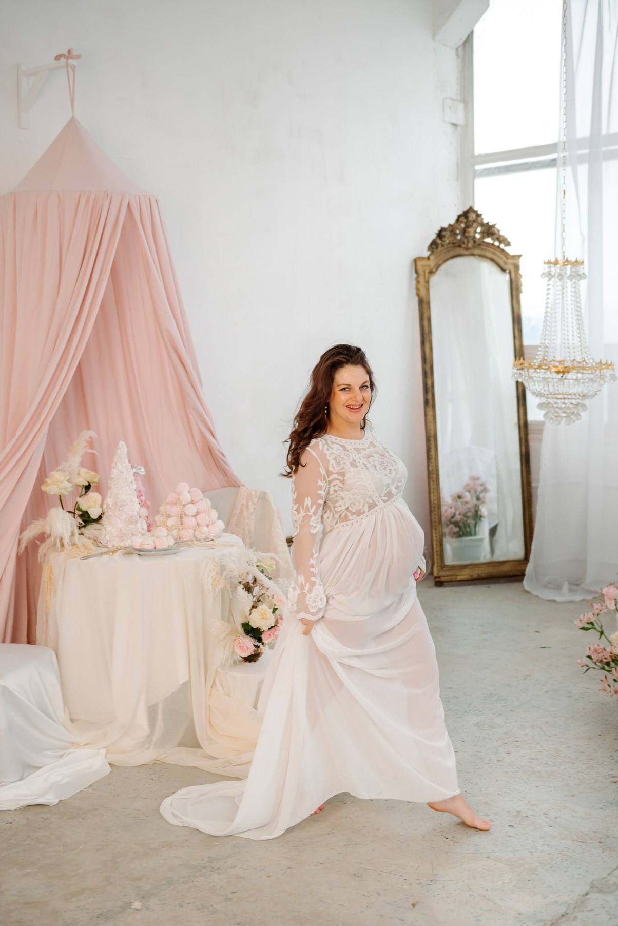 Беременность. Лена в цветах. Свадебный и сеейный фотограф в Санкт-Петербурге Елена Худякова