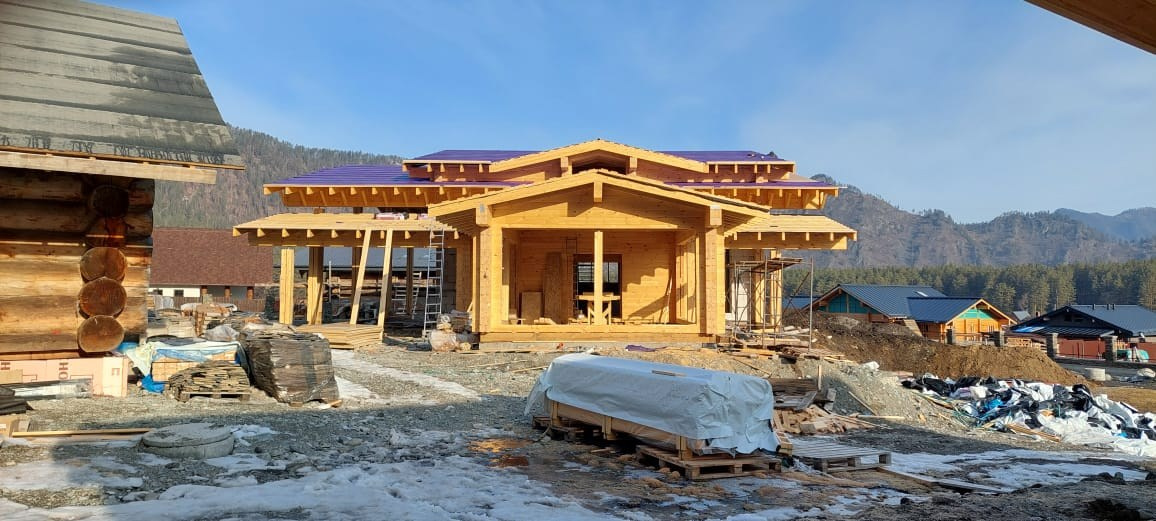 Современное шале в горах Алтая. RASEN DESIGN. Архитектурные проекты зданий, интерьеров и благоустройства