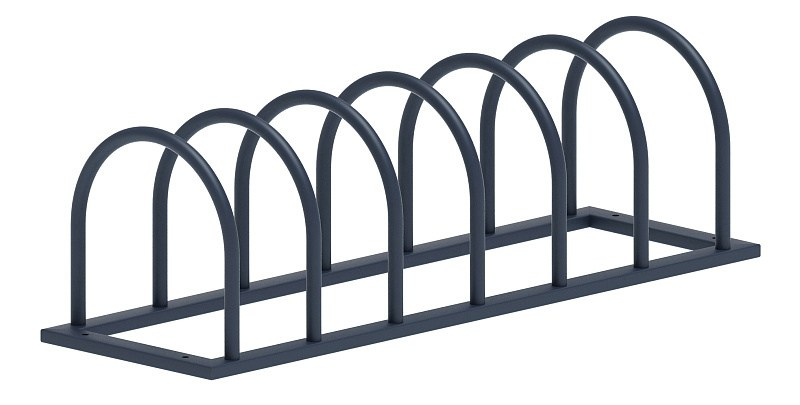 Велопарковка на 6 мест - МФ 64.01.03 (под анкера) Габариты (ШхДхВ): 1670х530х500 