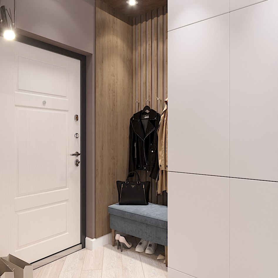 Стильная прихожая. Студия дизайна FishkaRom в Краснодаре и по всей России