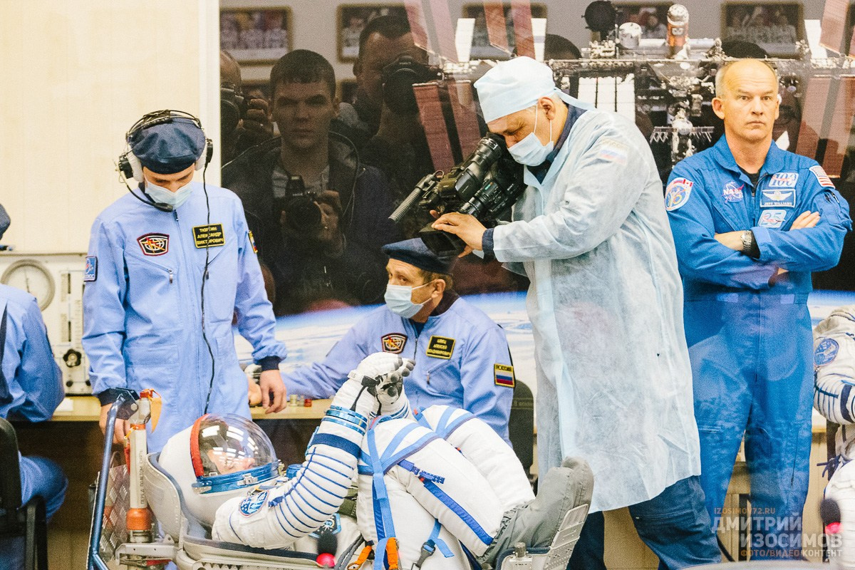 Байконур. Запуск «Союз ТМА-16М» на МКС