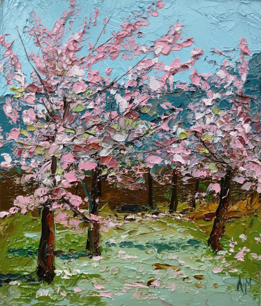 Купить картину маслом в Саратове пейзаж 