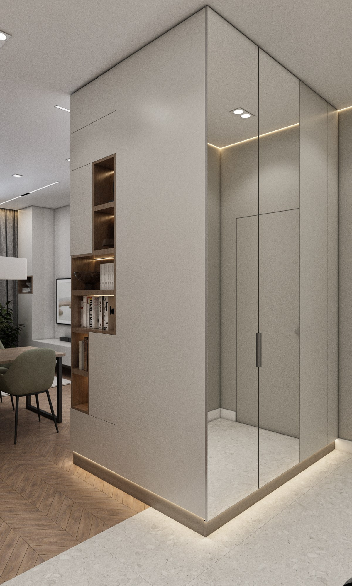 Стильная квартира ЖК Садовый квартал г. Владивосток. Дизайн-проекты жилых и общественных пространств во Владивостоке