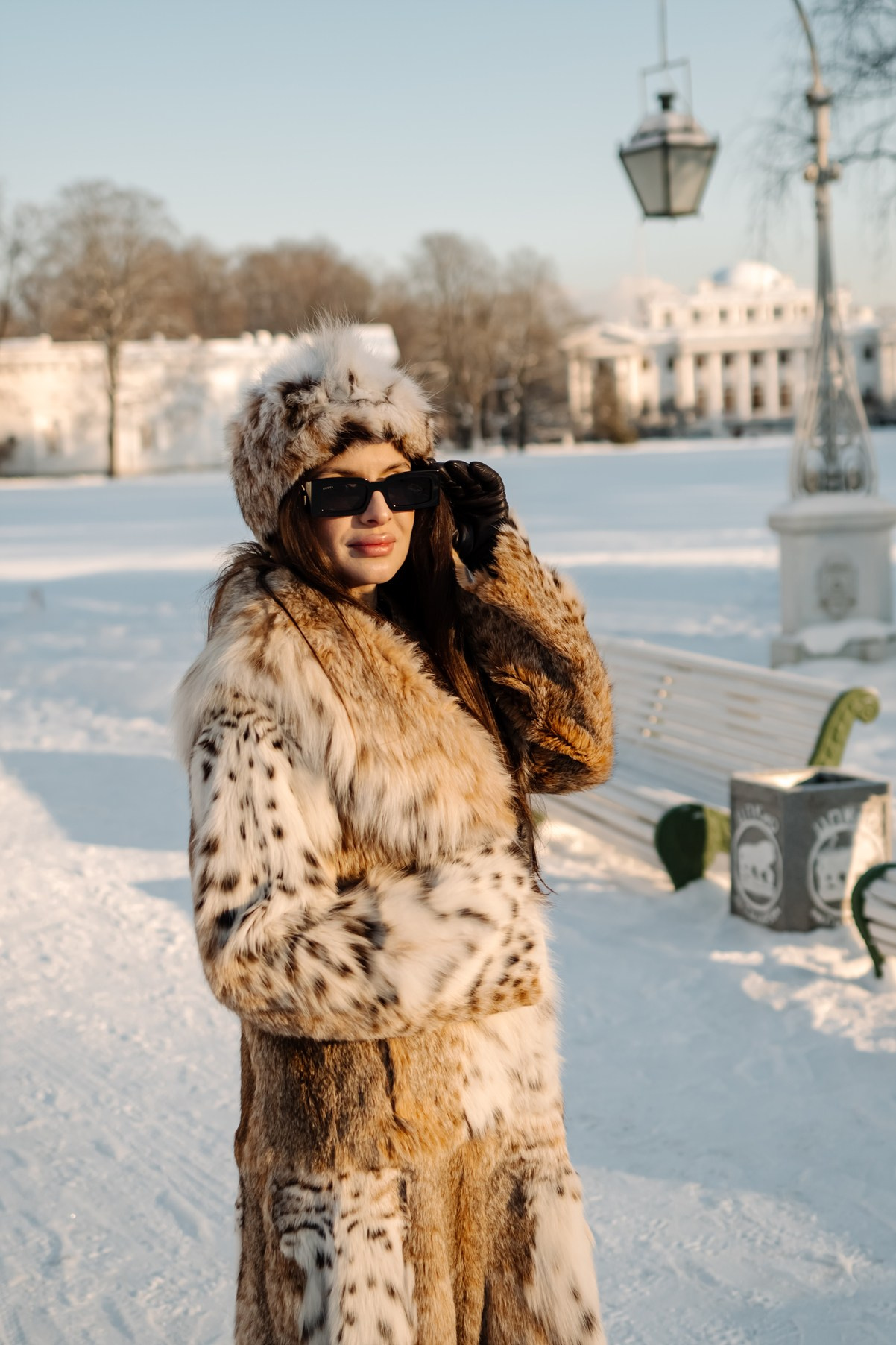 Русская девушка. Зимняя прогулка. Свадебный и семейный фотограф в Санкт-Петербурге Елена Худякова